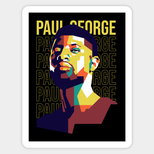 Paul George on WPAP Style Sticker